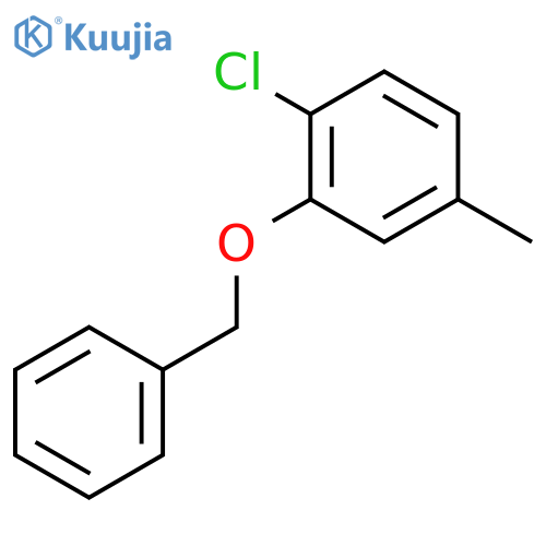 2-(Benzyloxy)-1-chloro-4-methylbenzene structure
