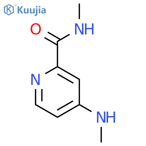 N-Methyl-4-(methylamino)picolinamide structure