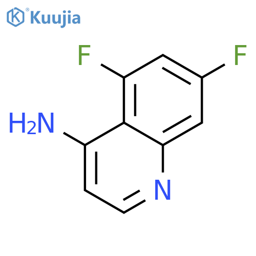 5,7-difluoroquinolin-4-amine structure