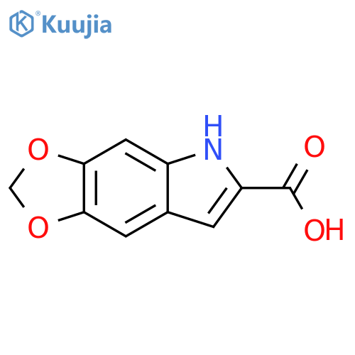 5H-1,3Dioxolo4,5-findole-6-carboxylic Acid structure