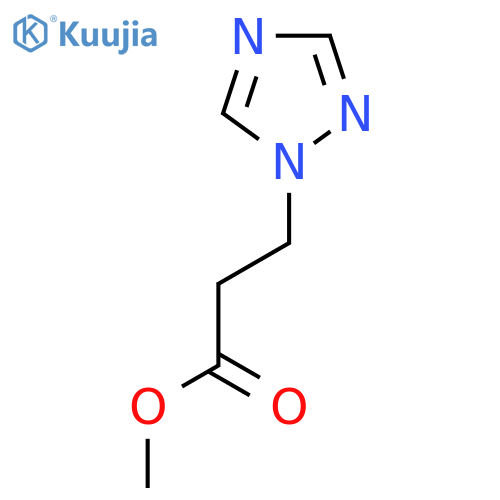 methyl 3-(1H-1,2,4-triazol-1-yl)propanoate structure