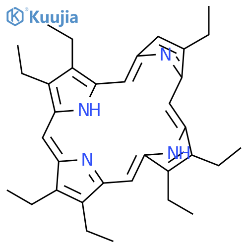 21H,23H-Porphine, 2,3,7,8,12,13,17-heptaethyl- structure