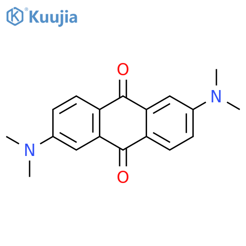 9,10-Anthracenedione, 2,6-bis(dimethylamino)- structure