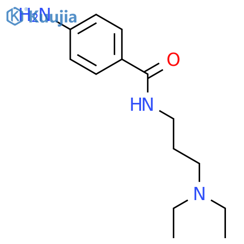 Benzamide, 4-amino-N-[3-(diethylamino)propyl]- structure