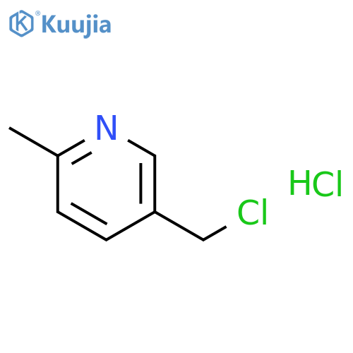 5-(Chloromethyl)-2-methylpyridine hydrochloride structure