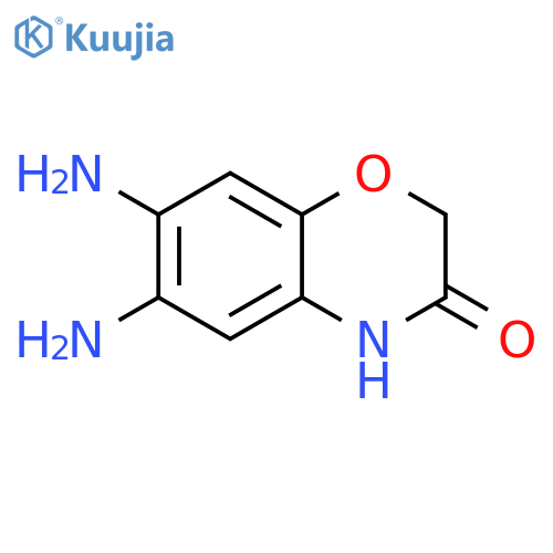 6,7-diamino-3,4-dihydro-2H-1,4-benzoxazin-3-one structure