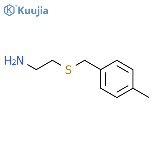 2-(4-Methylbenzyl)sulfanylethanamine structure