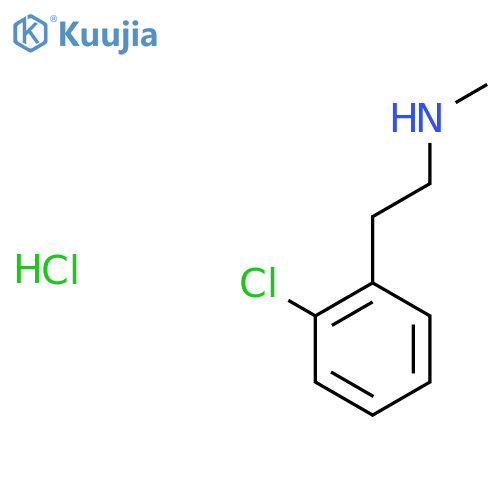 [2-(2-Chlorophenyl)ethyl](methyl)amine hydrochloride structure