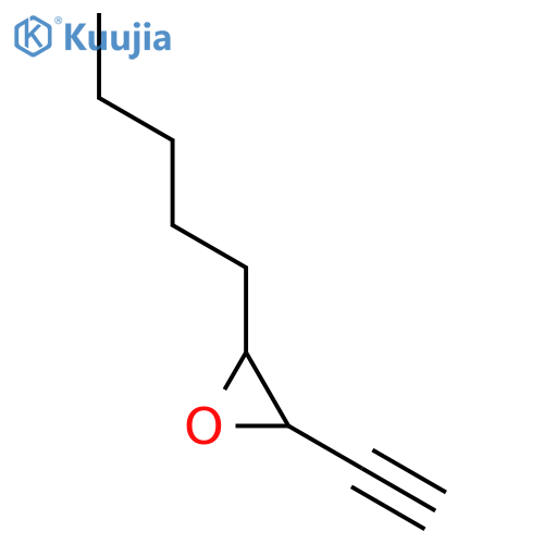 Oxirane,2-ethynyl-3-pentyl- structure