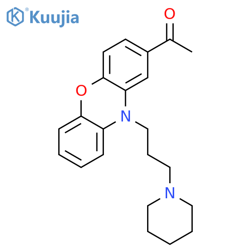 Ethanone,1-[10-[3-(1-piperidinyl)propyl]-10H-phenoxazin-2-yl]- structure