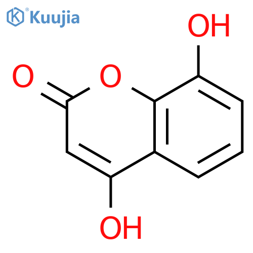 4,8-Dihydroxycoumarin structure