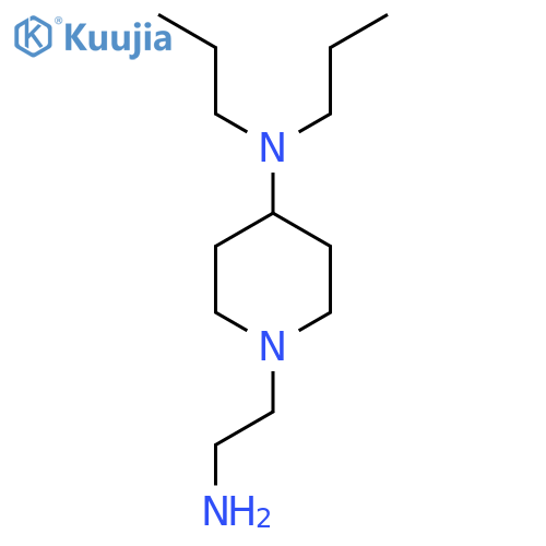 1-(2-aminoethyl)-N,N-dipropylpiperidin-4-amine structure
