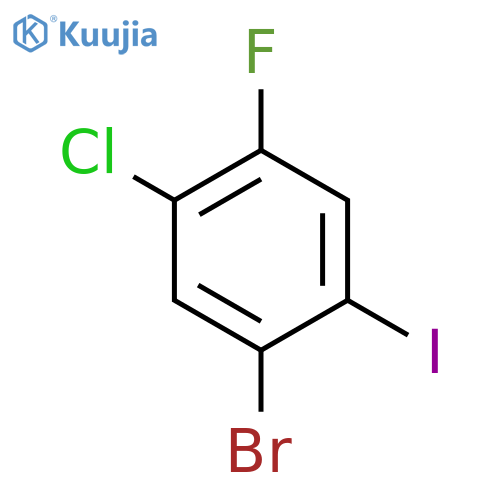 1-bromo-5-chloro-4-fluoro-2-iodoBenzene structure