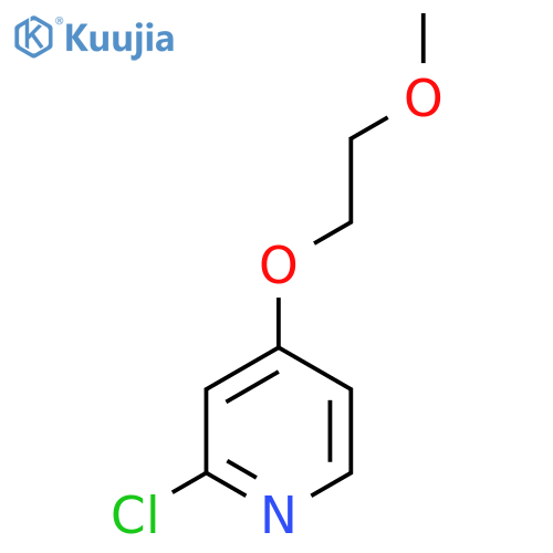 2-Chloro-4-(2-methoxyethoxy)pyridine structure