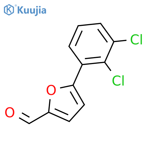 5-(2,3-Dichlorophenyl)furan-2-carbaldehyde structure