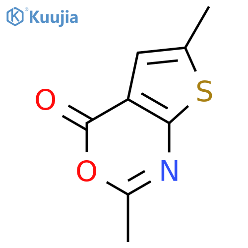 4H-Thieno[2,3-d][1,3]oxazin-4-one, 2,6-dimethyl- structure