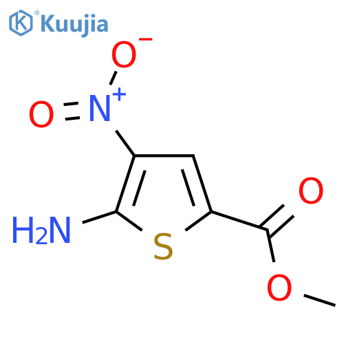 Methyl 5-amino-4-nitrothiophene-2-carboxylate structure