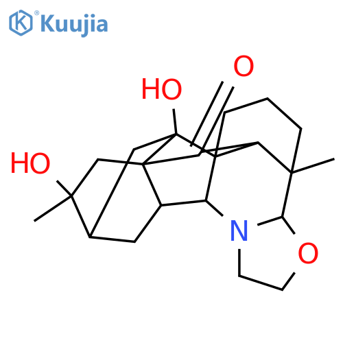 5H,9H-9,12-Methano-11a,4,7a-[1]propanyl[3]ylideneindeno[1,2-g]oxazolo[3,2-a]azocin-16-one,dodecahydro-7b,10-dihydroxy-4,10-dimethyl-,(3aR,4R,7aR,7bS,9S,10S,11aS,12S,12aR,17S)- (9CI) structure