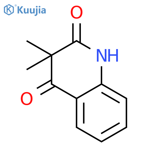 3,3-dimethylquinoline-2,4(1H,3H)-dione structure