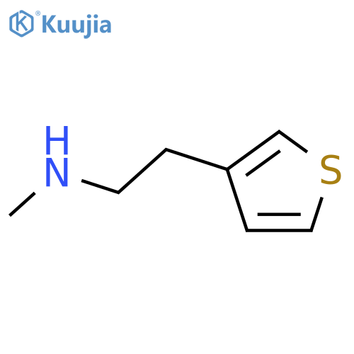 methyl2-(thiophen-3-yl)ethylamine structure
