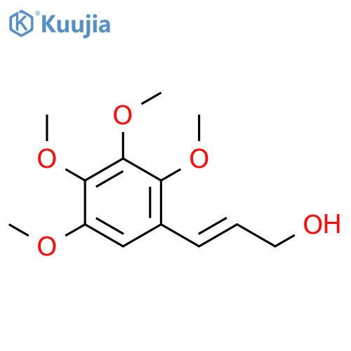 2,3,4,5-tetramethoxycinnamyl alcohol structure