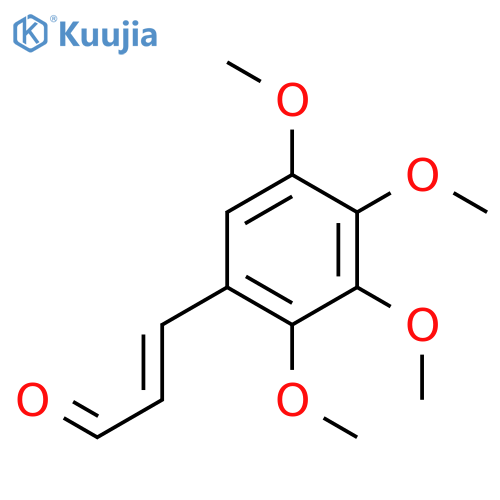 2-Propenal, 3-(2,3,4,5-tetramethoxyphenyl)- structure