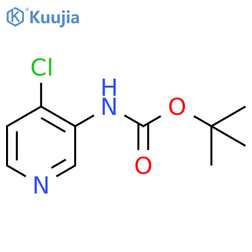 tert-Butyl 4-Chloropyridin-3-ylcarbamate structure
