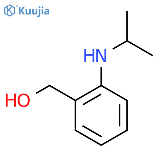 {2-(propan-2-yl)aminophenyl}methanol structure