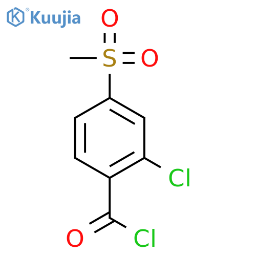 2-Chloro-4-(methylsulphonyl)benzoyl Chloride structure