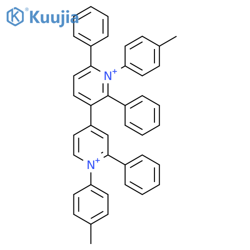 3,4'-Bipyridinium, 1,1'-bis(4-methylphenyl)-2,2',6-triphenyl- structure