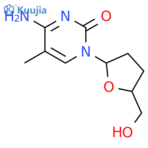 2',3'-Dideoxy-5-methylcytidine structure