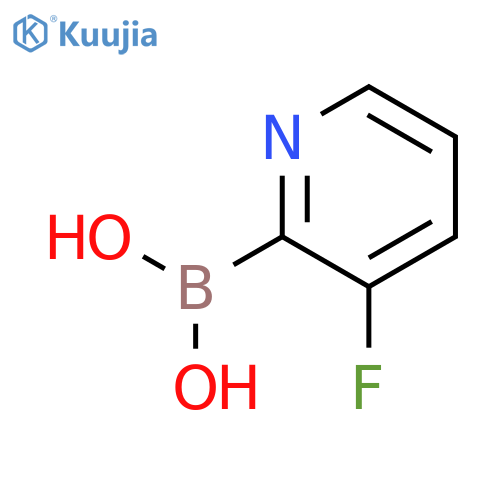 (3-fluoropyridin-2-yl)boronic acid structure