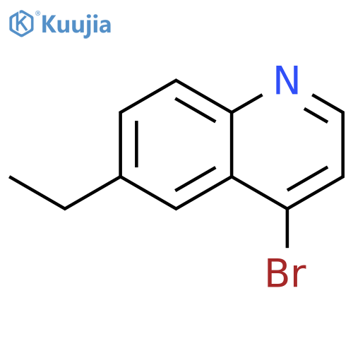 4-bromo-6-ethylquinoline structure
