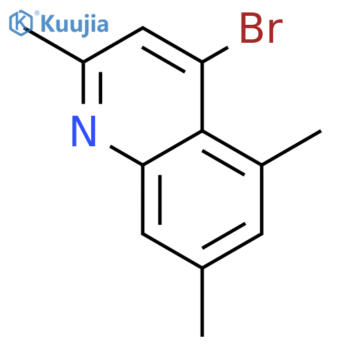 4-bromo-2,5,7-trimethylquinoline structure