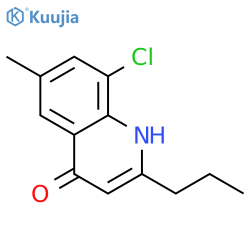 8-chloro-6-methyl-2-propyl-1h-quinolin-4-one structure