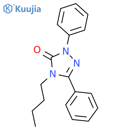 3H-1,2,4-Triazol-3-one, 4-butyl-2,4-dihydro-2,5-diphenyl- structure