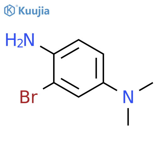 3-Bromo-N1,N1-dimethylbenzene-1,4-diamine structure