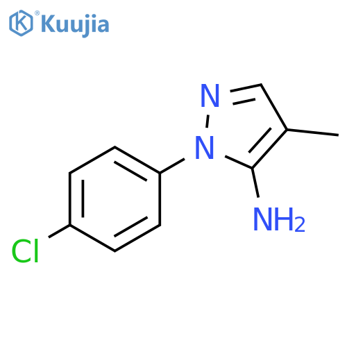 1-(4-Chlorophenyl)-4-methyl-1H-pyrazol-5-amine structure