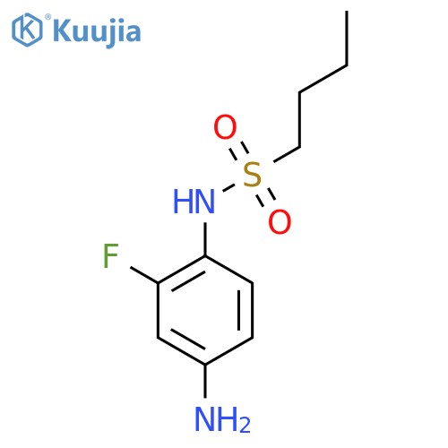 N-(4-Amino-2-fluorophenyl)butane-1-sulfonamide structure