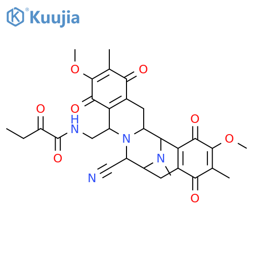 Butanamide,N-[[(6S,7R,9R,14aS,15R)-7-cyano-1,5,6,7,9,10,13,14,14a,15-decahydro-2,11-dimethoxy-3,12,16-trimethyl-1,4,10,13-tetraoxo-6,15-imino-4H-isoquino[3,2-b][3]benzazocin-9-yl]methyl]-2-oxo- structure