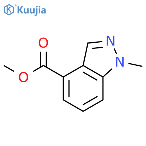 Methyl 1-methyl-1H-indazole-4-carboxylate structure