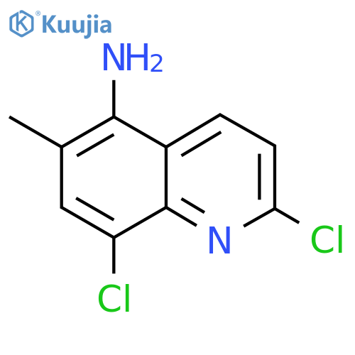 2,8-Dichloro-6-methylquinolin-5-amine structure