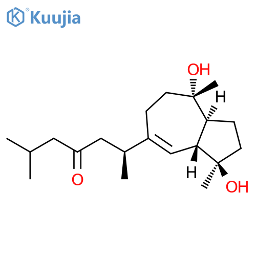 4-Heptanone, 2-methyl-6-[(3R,3aR,8S,8aS)-1,2,3,3a,6,7,8,8a-octahydro-3,8-dihydroxy-3,8-dimethyl-5-azulenyl]-, (6S)- structure