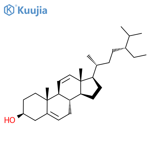 Stigmasta-5,11-dien-3-ol,(3b)- structure