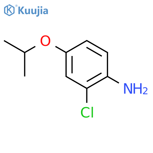 2-Chloro-4-(propan-2-yloxy)aniline structure