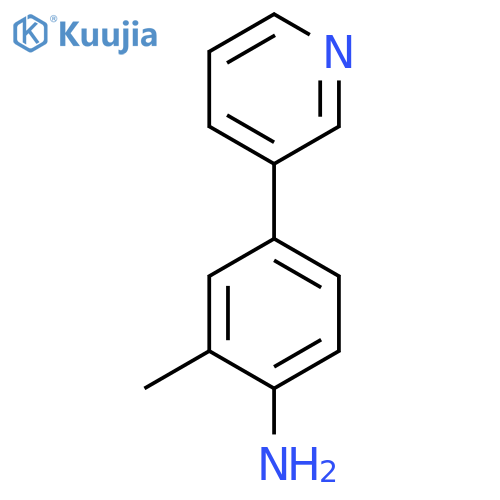 2-Methyl-4-(pyridin-3-yl)benzenamine structure