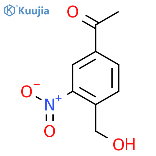 1-(4-(Hydroxymethyl)-3-nitrophenyl)ethanone structure