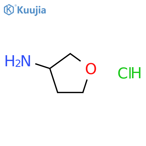 (3R)-tetrahydrofuran-3-amine;hydrochloride structure