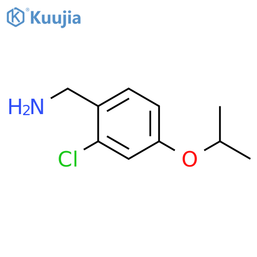 2-Chloro-4-isopropoxybenzylamine structure