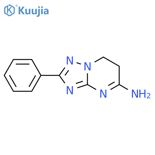 2-Phenyl-6,7-dihydro[1,2,4]triazolo[1,5-a]pyrimidine-5-amine structure
